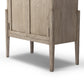 Tolle Panel Door Cabinet - Rustic White