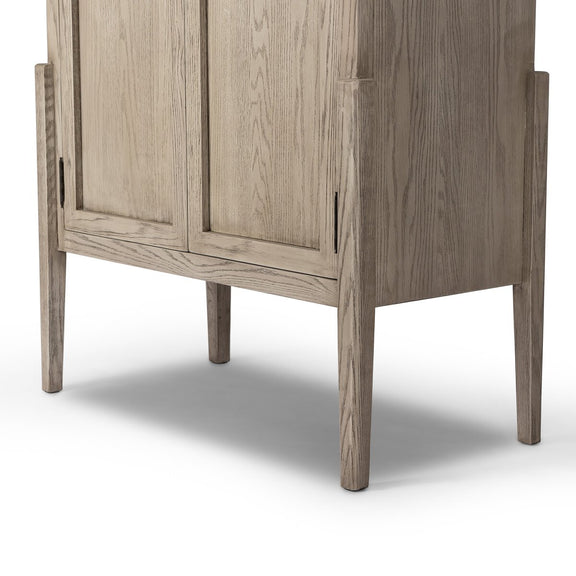 Tolle Panel Door Cabinet - Rustic White