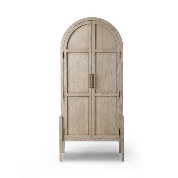 Tolle Panel Door Cabinet - Rustic White