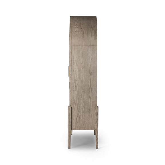 Tolle Panel Door Cabinet - Rustic White