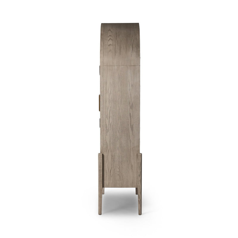 Tolle Panel Door Cabinet - Rustic White