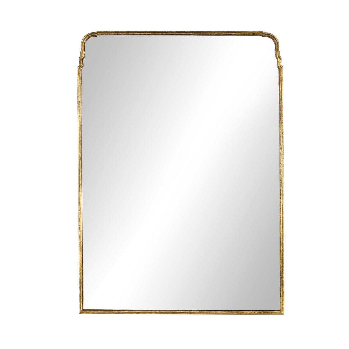 Loire Grand Floor Mirror - Antiqued Gold Leaf