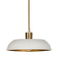 Walton Pendant - White Aluminum Enamel