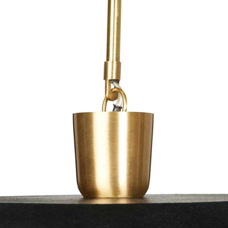 Walton Pendant - Black Aluminum Enamel