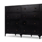 Belmont 12 Drawer Dresser - Black