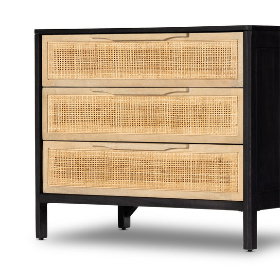 Sydney Large Nightstand - Black Wash Mango