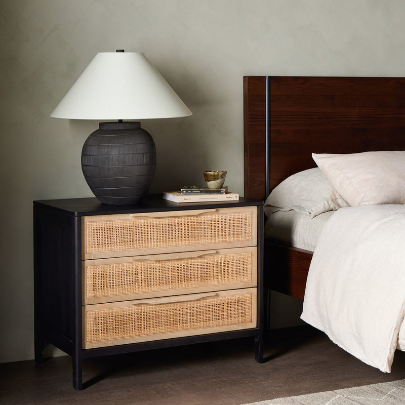 Sydney Large Nightstand - Black Wash Mango