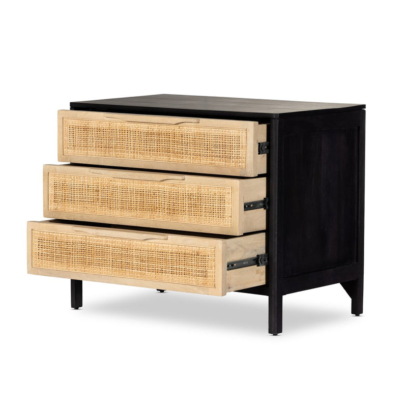 Sydney Large Nightstand - Black Wash Mango