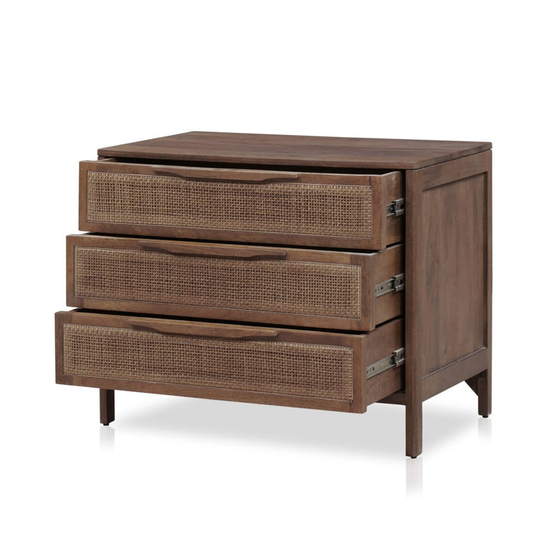Sydney Large Nightstand - Brown Wash Mango