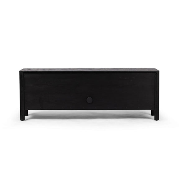 Pollard Media Console - Brushed Ebony Oak
