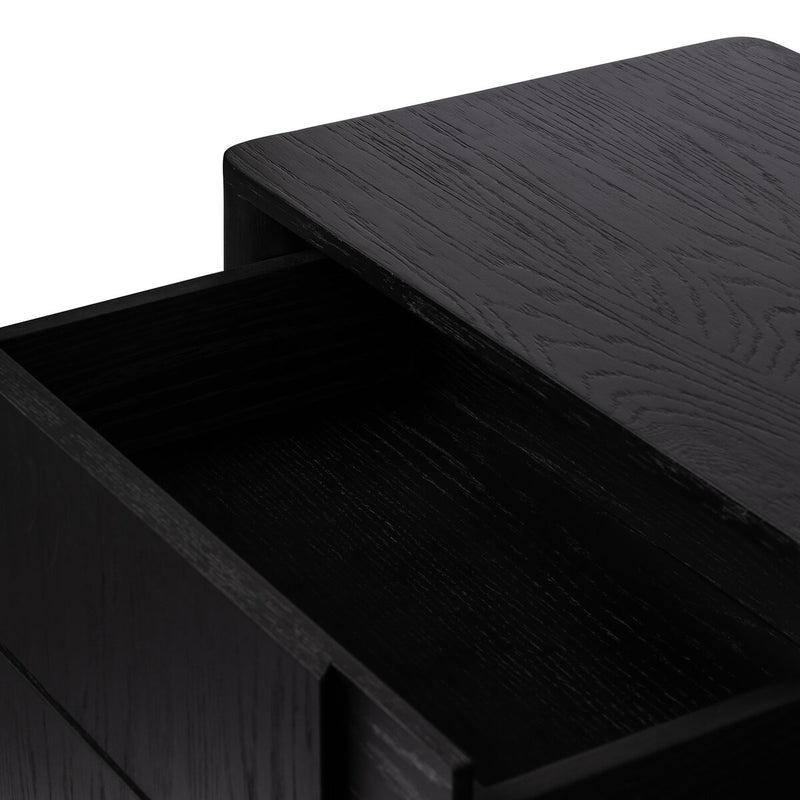 Pollard Media Console - Brushed Ebony Oak