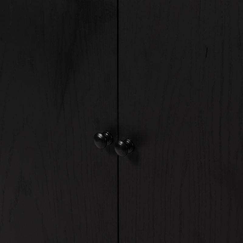Pollard Media Console - Brushed Ebony Oak