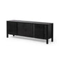 Pollard Media Console - Brushed Ebony Oak