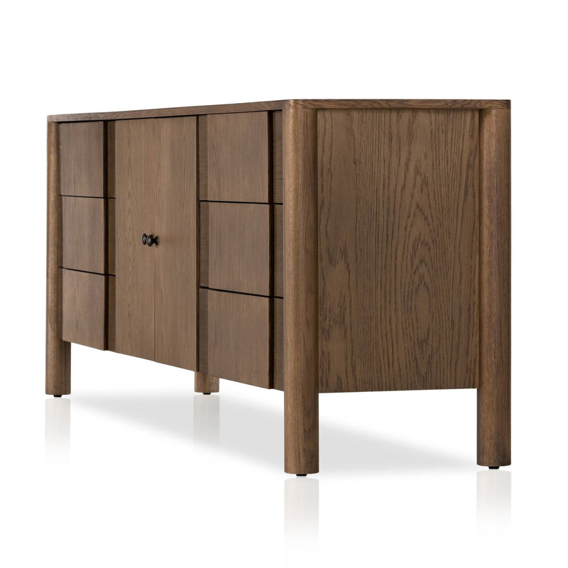 Pollard Media Console - Tan Oak