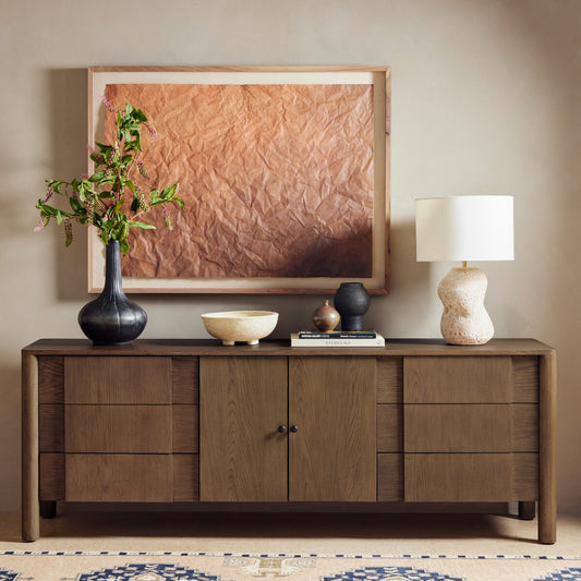 Pollard Media Console - Tan Oak