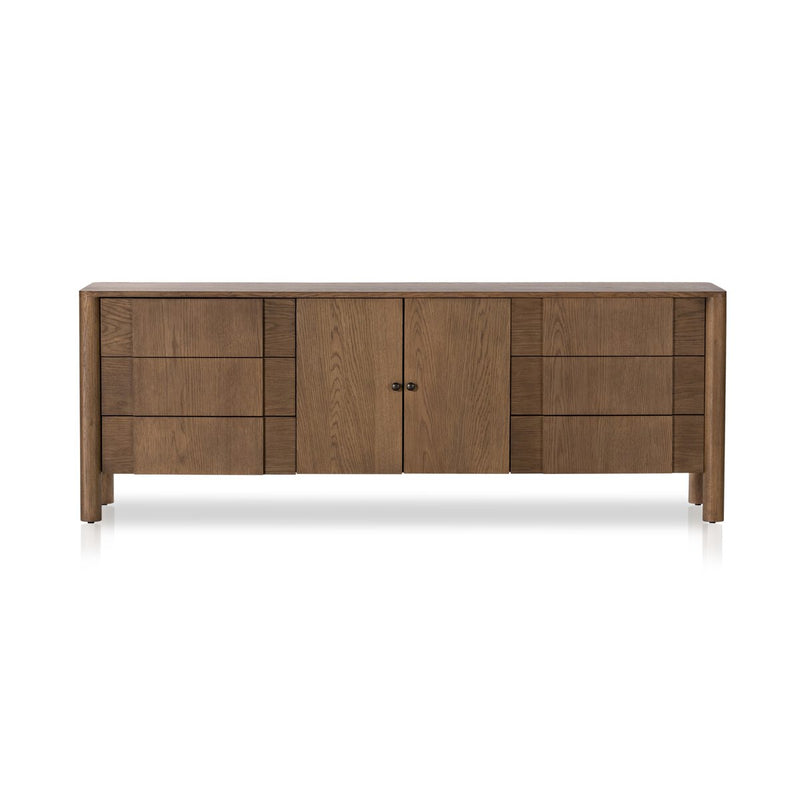 Pollard Media Console - Tan Oak