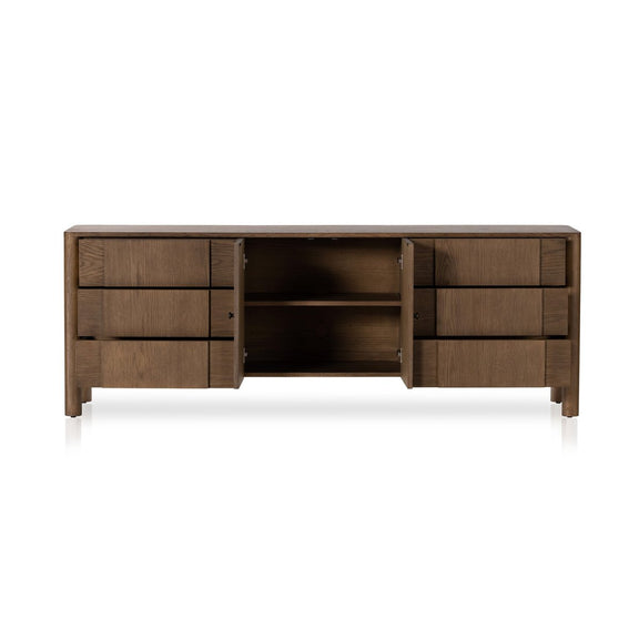 Pollard Media Console - Tan Oak