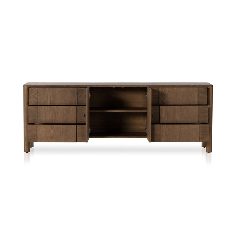 Pollard Media Console - Tan Oak