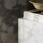 Modern Marble Pedestal - White & Grey Speckled Marble