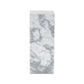 Modern Marble Pedestal - White & Grey Speckled Marble