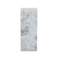 Modern Marble Pedestal - White & Grey Speckled Marble