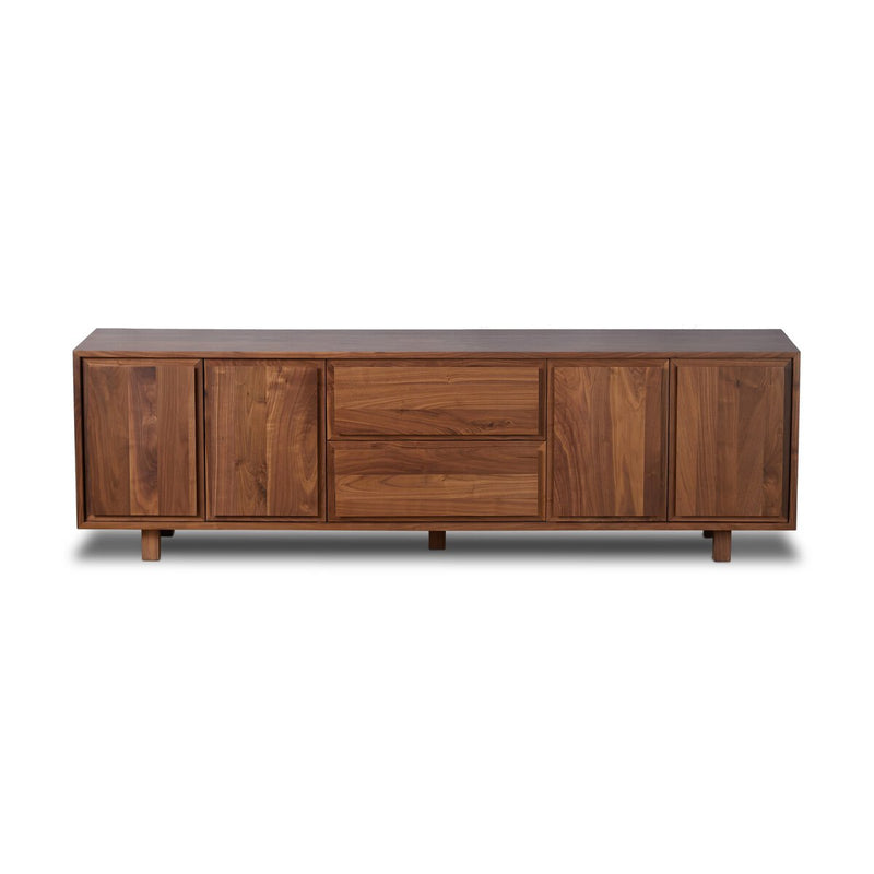 Stafford Media Console - Walnut Natural
