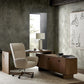 Ozer Table Lamp - Reactive White Glaze