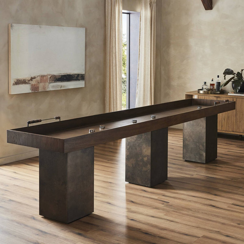 Shuffleboard Table - Natural Brown Guanacaste