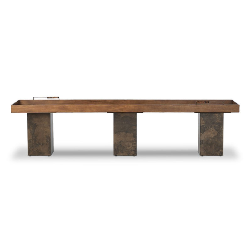 Shuffleboard Table - Natural Brown Guanacaste