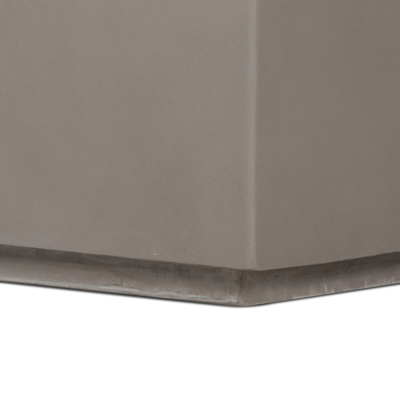 Otero Rectangular Outdoor Coffee Table - Natural Concrete