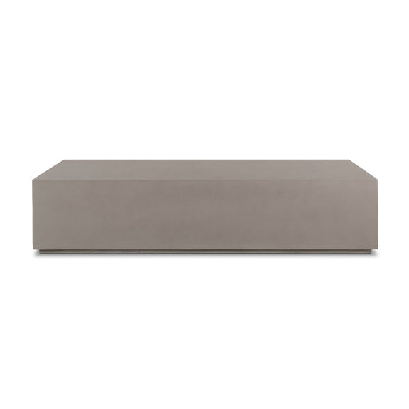 Otero Rectangular Outdoor Coffee Table - Natural Concrete