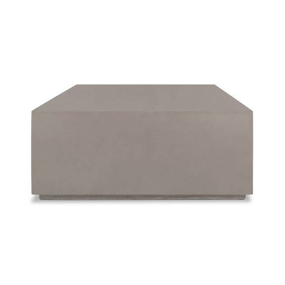 Otero Rectangular Outdoor Coffee Table - Natural Concrete
