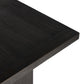 Warby Dining Table - Worn Black Oak