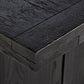 Warby Dining Table - Worn Black Oak