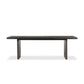 Warby Dining Table - Worn Black Oak