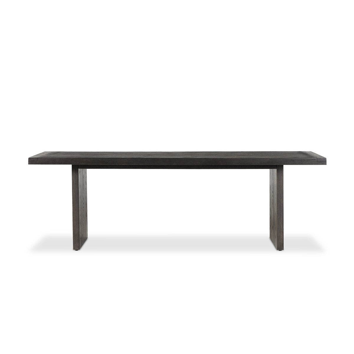 Warby Dining Table - Worn Black Oak