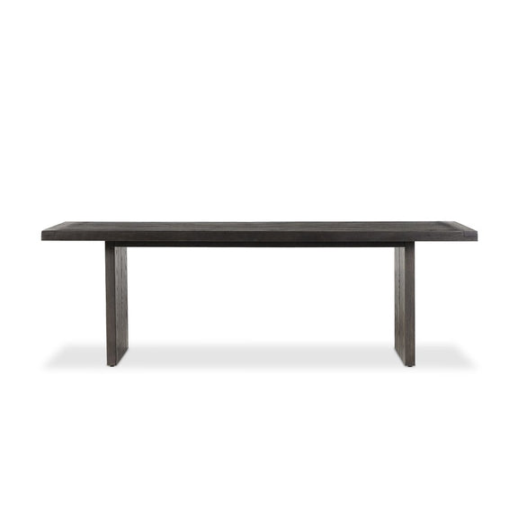 Warby Dining Table - Worn Black Oak