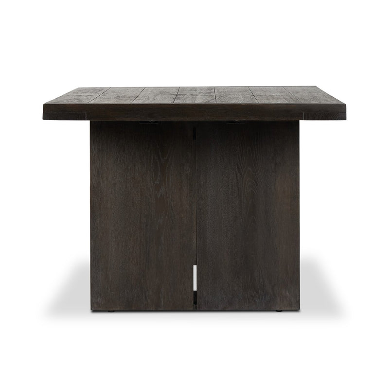Warby Dining Table - Worn Black Oak