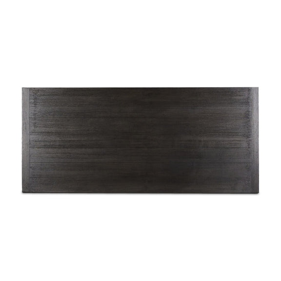 Warby Dining Table - Worn Black Oak