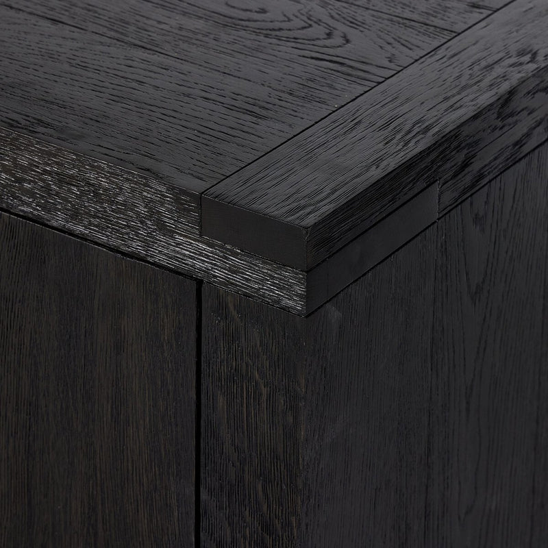 Warby Sideboard - Worn Black Veneer