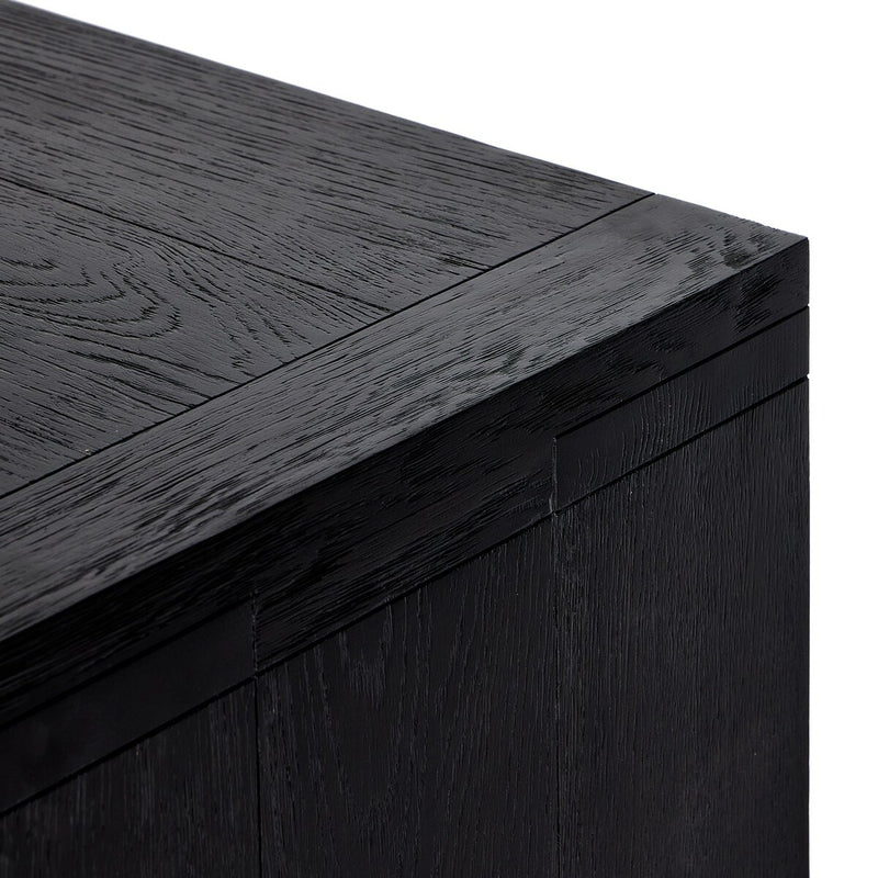 Warby Sideboard - Worn Black Veneer