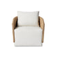 Maven Outdoor Swivel Chair - Faux Hyacinth