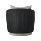 Maven Outdoor Swivel Chair - Faux Black Hyacinth