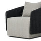 Maven Outdoor Swivel Chair - Faux Black Hyacinth