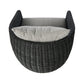 Maven Outdoor Swivel Chair - Faux Black Hyacinth