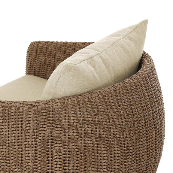 Maven Outdoor Swivel Chair - Faux Dark Hyacinth