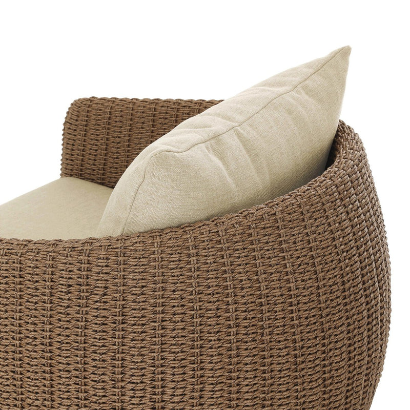 Maven Outdoor Swivel Chair - Faux Dark Hyacinth