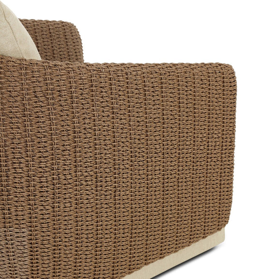 Maven Outdoor Swivel Chair - Faux Dark Hyacinth
