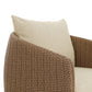 Maven Outdoor Swivel Chair - Faux Dark Hyacinth