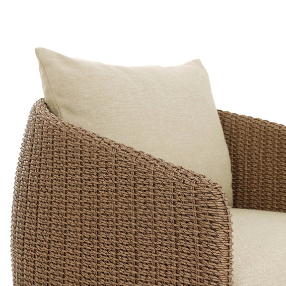 Maven Outdoor Swivel Chair - Faux Dark Hyacinth